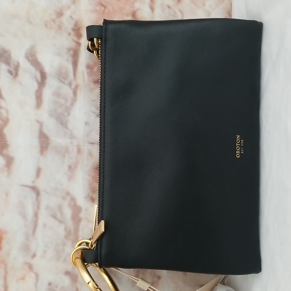 New OROTON Maeve Zip Leather Crossbody Bag - Picture 4 of 13